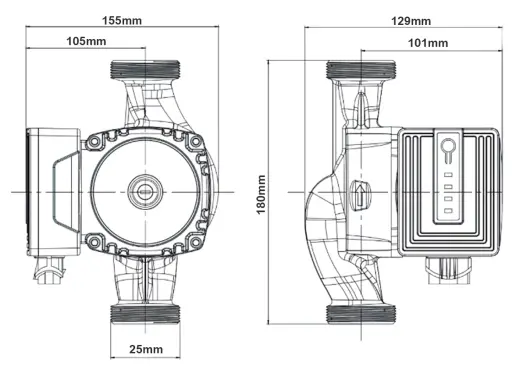 Circulator Pumps B3 25/4-180