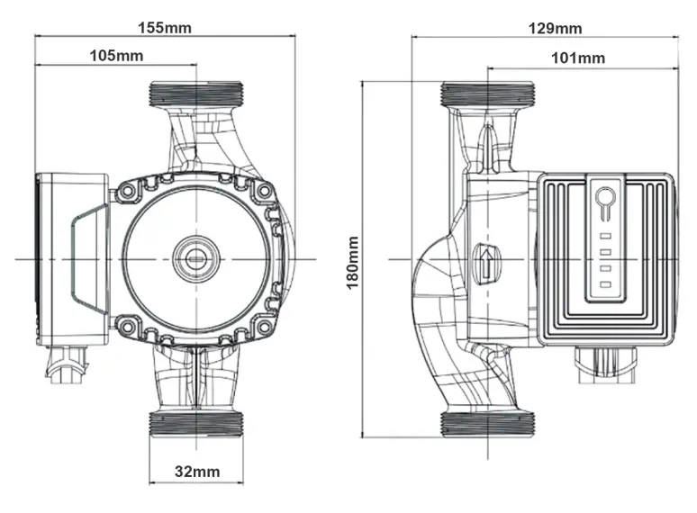 Сirculator Pumps B3 32/8-180