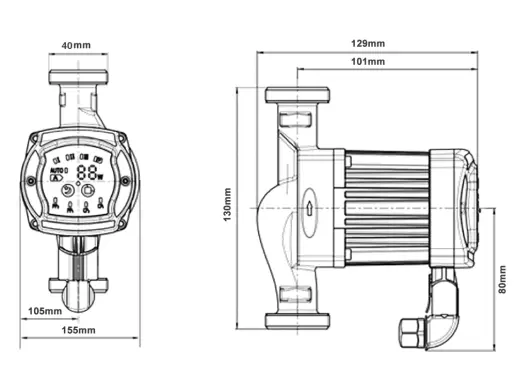 Circulator Pumps B4 25/5-130