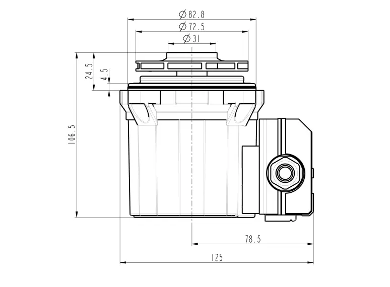 Replacement Pump Head H2 15/6