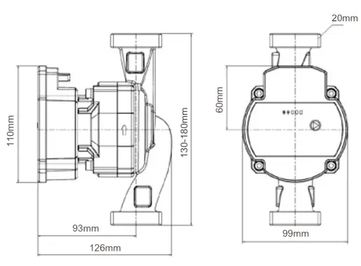 Replacement Pump Head H3 20/6