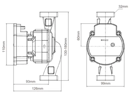 Replacement Pump Head H3 32/6