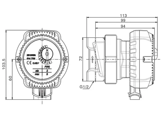 Recirculator Pumps R1 12/1.2