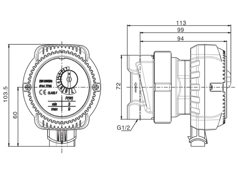 Recirculator Pumps R1 12/1.2