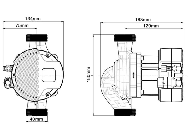 Сirculator Pumps S6 25/12-180