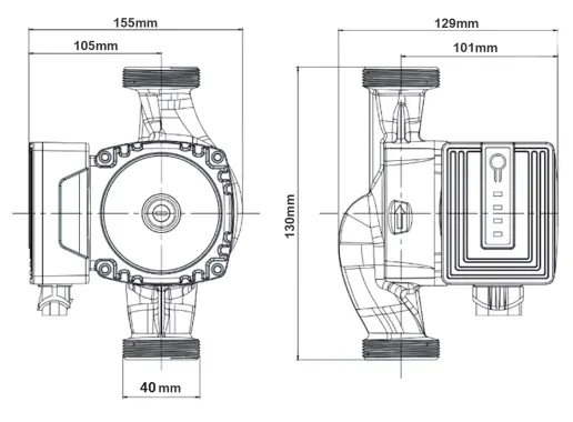 Circulator Pumps P1 25/4-130