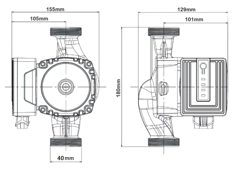 Сirculator Pumps P1 25/9-130