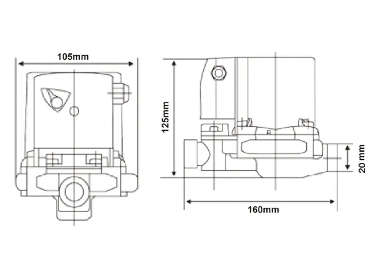 Booster Automatic Pump W1 12/9-160